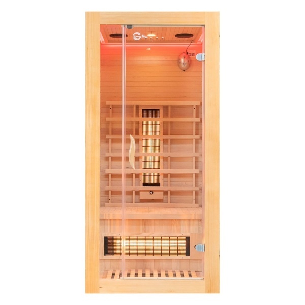 Sauna uscata cu infrarosu si terapie cromatica pentru 1 persoana EA1R 90 x 90 cm - Img 3