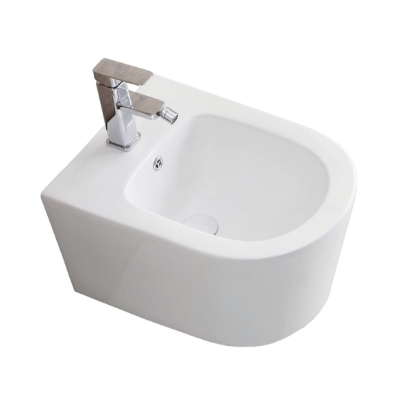 Set Bideu si Vas WC PRO MOUSE LAURA RIMLESS, montaj suspendat, ceramica sanitara, Capac Soft-Close inclus - Img 5