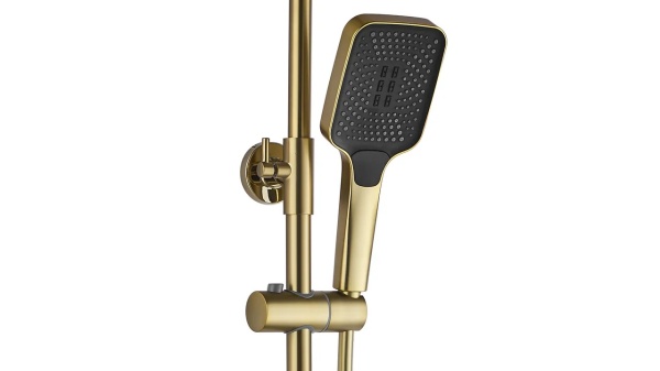 Set de dus cu termostat REA ROB GOLD brush - Img 4