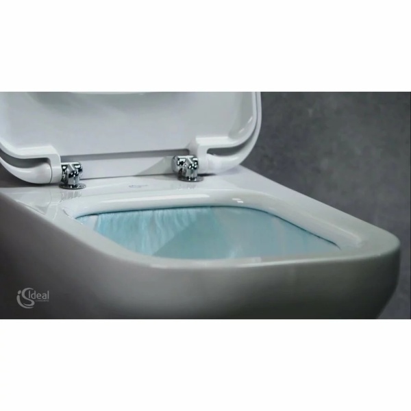 Set Vas Wc suspendat Ideal Standard Tesi Aquablade cu capac Slim softclose - Img 2