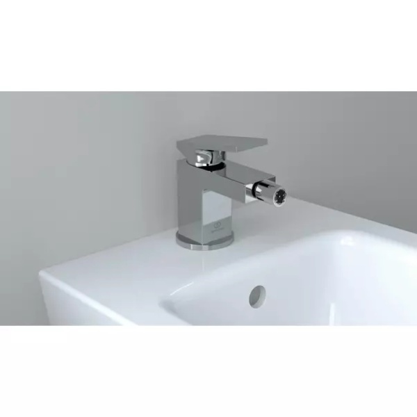 Baterie bideu Ideal Standard Atelier Extra gri Magnetic Grey cu ventil Pop-Up - Img 3