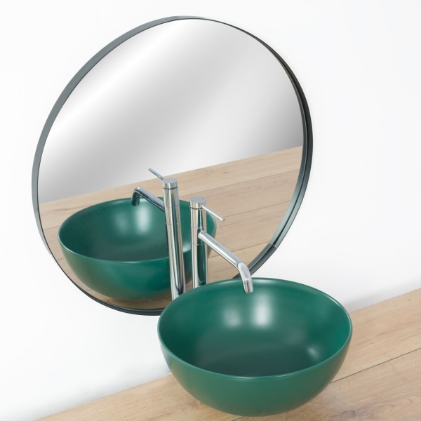 Baterie Lavoar REA LUGANO SLIM CHROME, Montaj Pe Blat, Inaltime 33 Cm, Finisaj Crome - Img 5