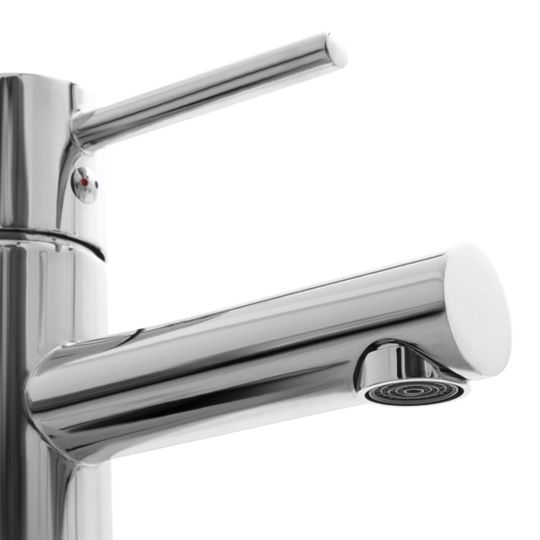 Baterie lavoar REA TESS Low Chrome LOW, Inaltime 18cm, finisaj Crom - Img 3
