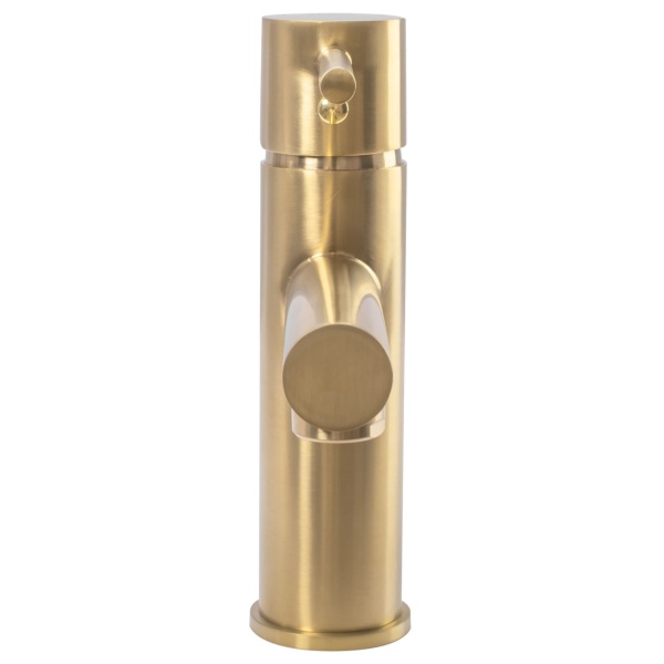 Baterie lavoar REA TESS Low Gold, Inaltime 18cm, finisaj Auriu periat - Img 3