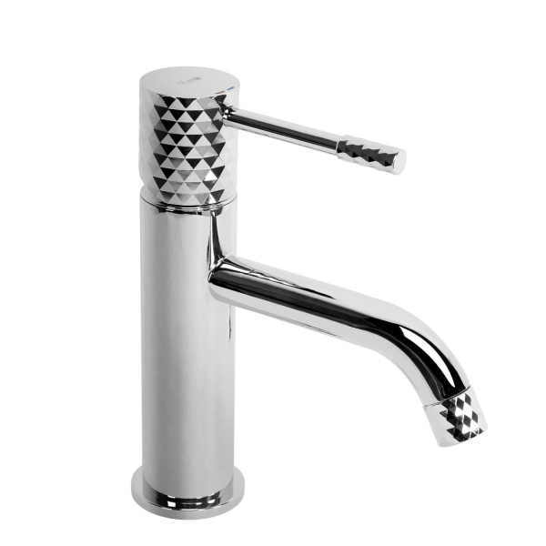 Baterie pentru lavoar Lungo Diamond, Culoare Crom - Img 2