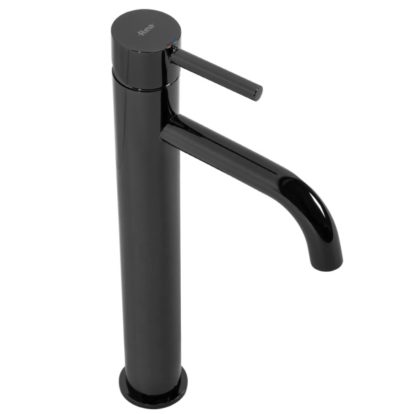 Baterie pentru lavoar Rea Lungo BLACK metallic High - Img 4