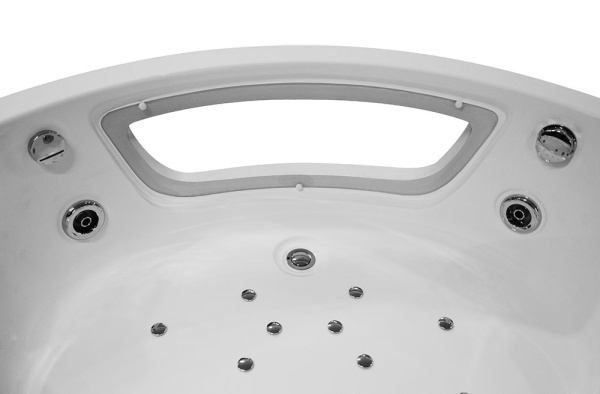 Cabina de baie SPA cu hidromasaj si functie sauna cu aburi MO-1549, Dimensiune 135x135x220cm - Img 5