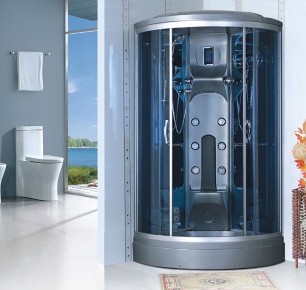 Cabina de dus cu Hidromasaj MO-0210G, dimensiune 100X100X220CM - Img 11