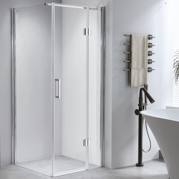 Cabina de dus din sticla profil aluminiu KZ1390B 90 x 90 cm - Img 3