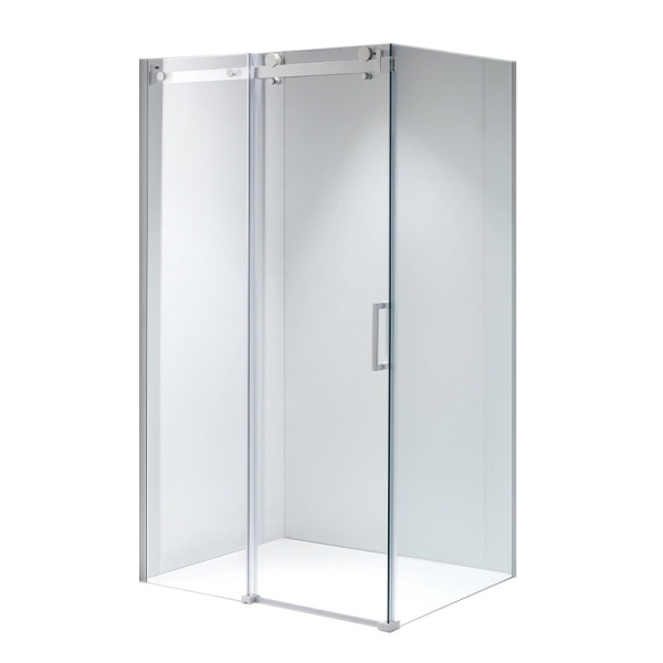 Cabina de dus KZ203C Dreptunghiulara, Design Modern 120x80cm, Culoarea Alb - Img 3