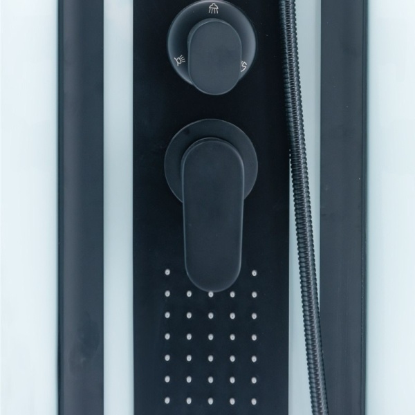 Cabina de dus LISA cu Hidromasaj, Dimensiune 100x100cm, Culoare Negru - Img 12