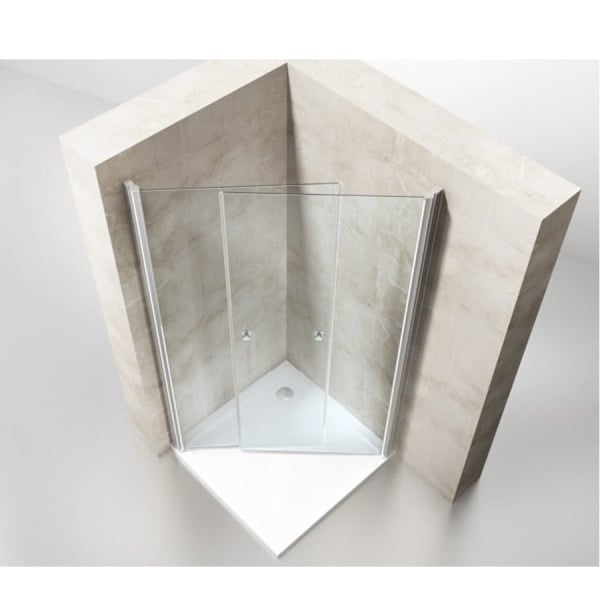 Cabina De Dus PRO ERA ATLANTA DUO , Dimensiuni La Alegere, Deschidere Dubla, Grosime Sticla 6/8 mm, Set Montaj Inclus - Img 6