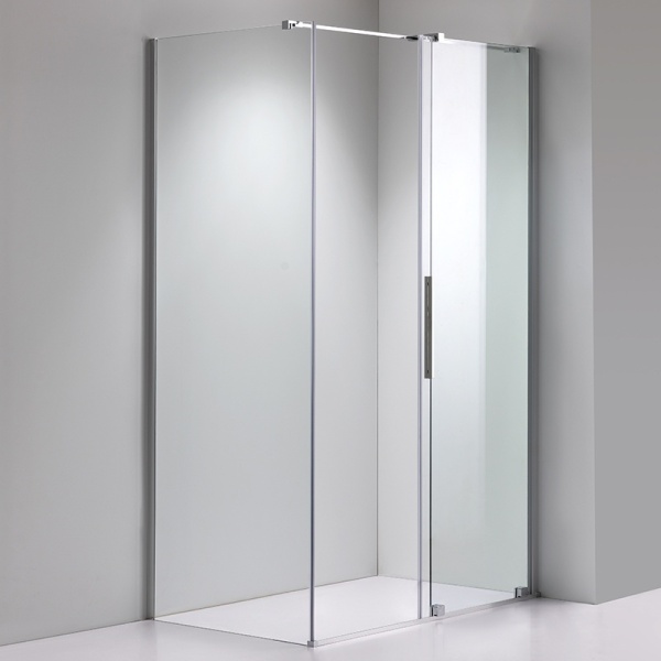 Cabina de dus rectangulara astra-ch-a-120+b90+e crom 120x90 cm 8 mm - Img 2