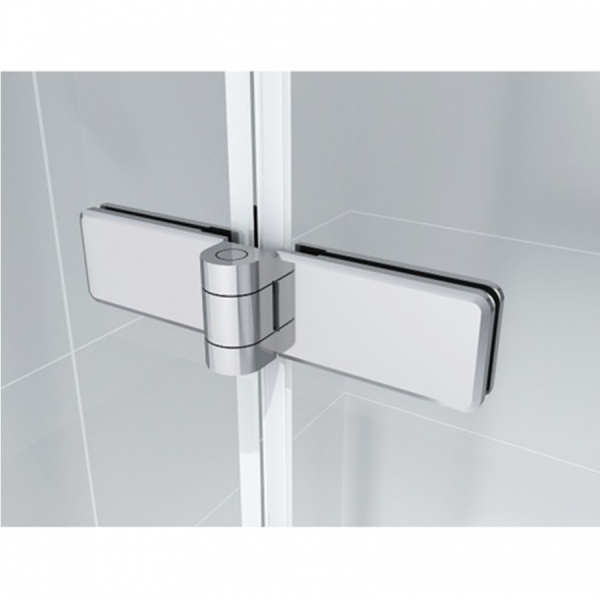 Cabina De Dus Rectangulara PRO KARLO (DUO), Usi Pliabile, Sticla Securizata 6/8 Mm, Inaltime 195 Cm - Img 4