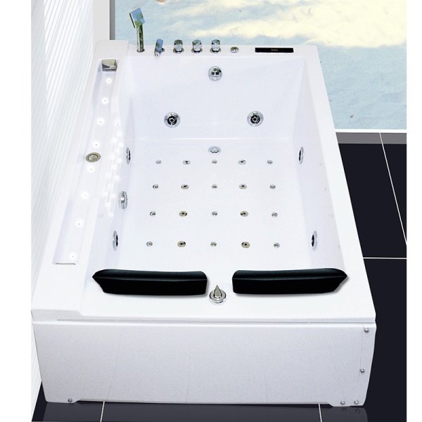 Cada de baie Fenix 180x120 cm , Cu hidromasaj si incalzitor apa, Culoare Alb - Img 6