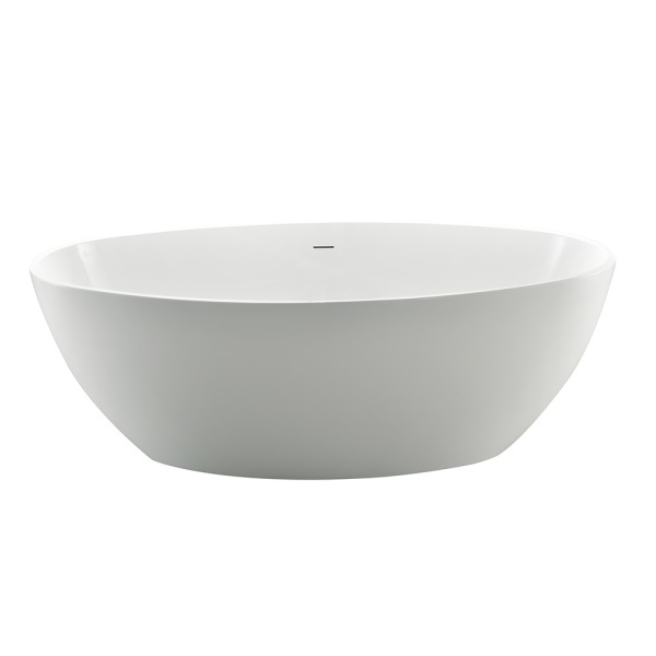 Cada de Baie Freestanding 150x85x60cm ,Design Modern , Culoare Alb - Img 3