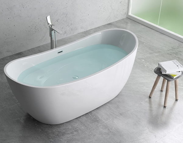 Cada De Baie PRO OLSENA 170, Free-Standing, Design Modern, Alba - Img 5