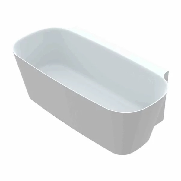 Cada freestanding din compozit Vayer Nova 2 alb 164x83 cm lipita de perete - Img 8