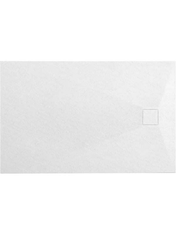 Cadita de dus dreptunghiulara montaj in podea Magnum White 120 x 90 cm alba - Img 2