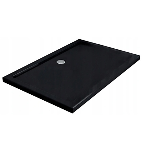 Cadita de dus dreptunghiulara slim ST06C 120x100 cm neagra - Img 9