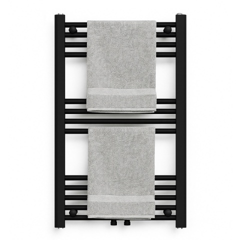 Calorifer vertical CORSO-BL-3 pentru baie 80x50, negru - Img 10