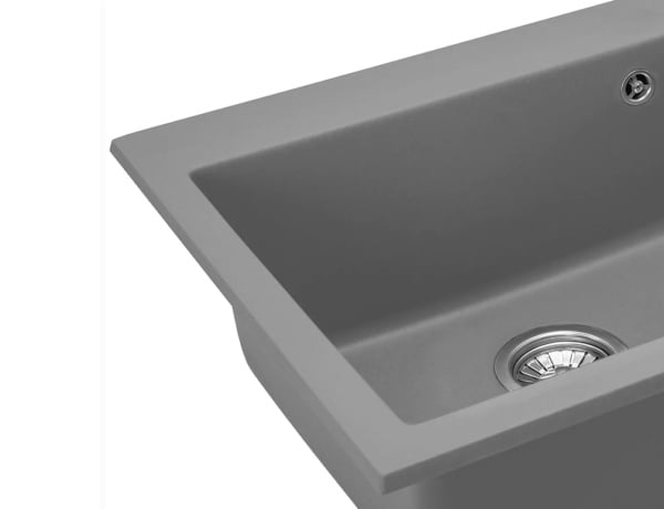 Chiuveta bucatarie Granit West XL grey - Img 2