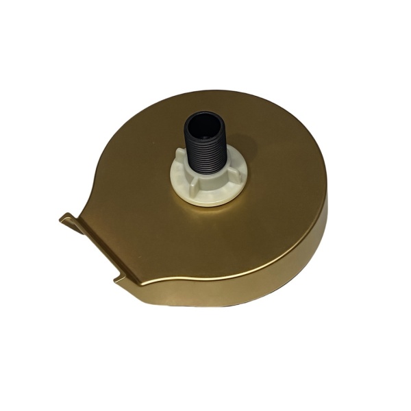 Chiuveta de bucatarie Costa Gold cu o singura cuva si cascada multifunctionala, dimensiune 75x46 cm - Img 10