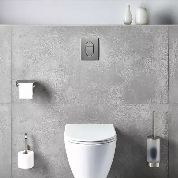 Clapeta de actionare Grohe Arena Cosmopolitan S antracit periat Hard Graphite - Img 4