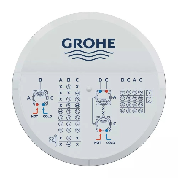 Corp incastrat Grohe Rapido SmartBox Universal 1/2" - Img 6