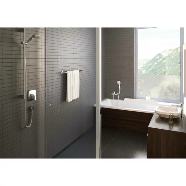 Cot de iesire dus Hansgrohe Fixfit E alb mat - Img 3
