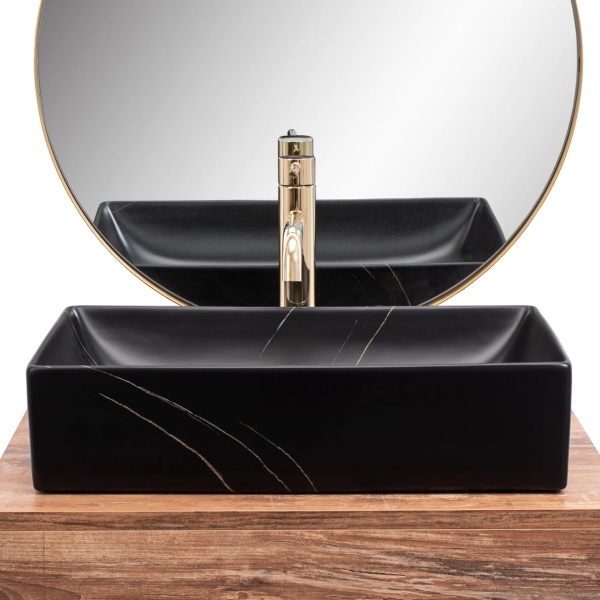 Lavoar de blat REA INGA black marble - Img 4