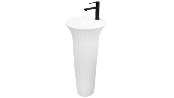 Lavoar de sine statator ceramic REA HOPE - Img 3