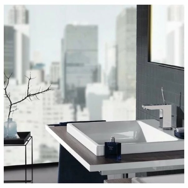 Lavoar incastrat Grohe Cube Ceramic cu PureGuard 60.5x49 cm - Img 2