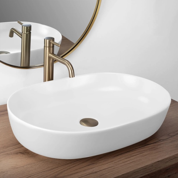 Lavoar pe blat Rea CLEO 61 WHITE MATT - Img 3