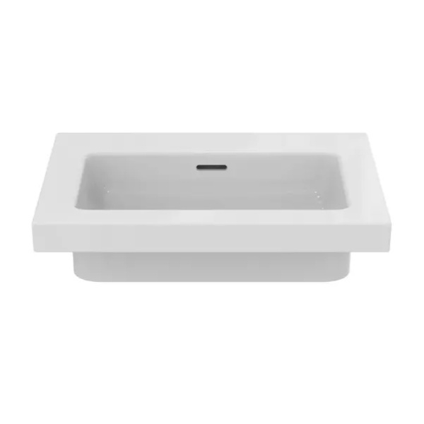 Lavoar pe mobilier Ideal Standard Atelier Extra alb lucios cu orificiu preaplin 61 cm - Img 2