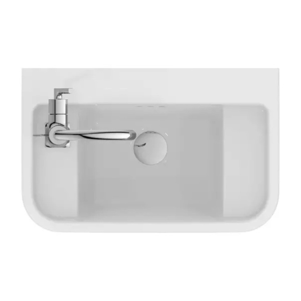 Lavoar suspendat Ideal Standard Atelier Calla alb lucios 50 cm cu orificiu baterie stanga - Img 2