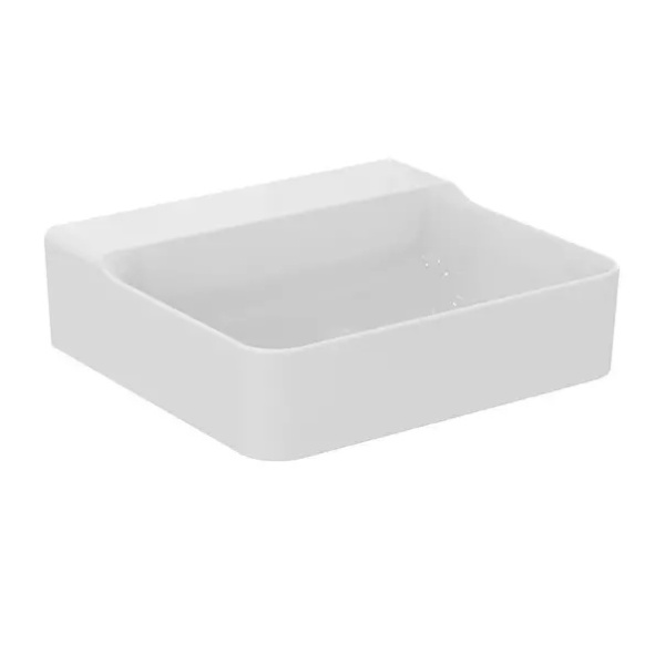 Lavoar suspendat Ideal Standard Atelier Conca 50 cm alb lucios - Img 11