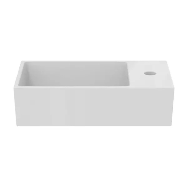 Lavoar suspendat Ideal Standard Atelier Extra alb lucios 45 cm cu orificiu baterie si preaplin dreapta - Img 4