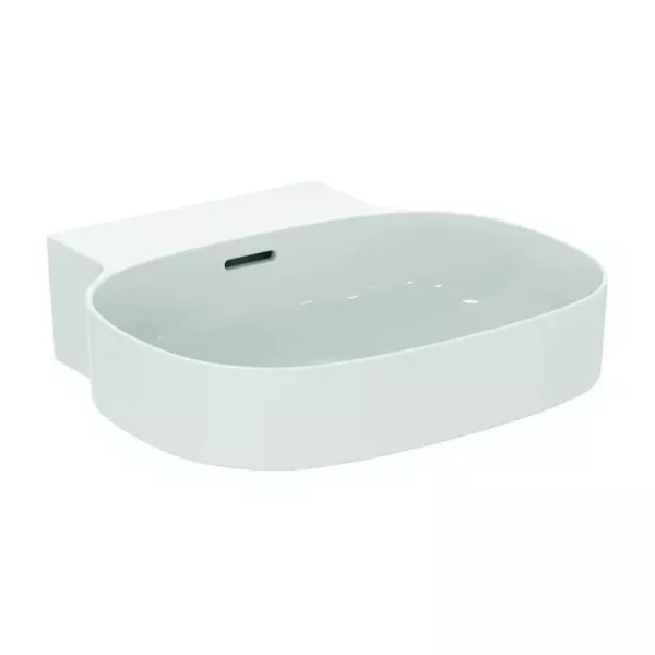 Lavoar suspendat Ideal Standard Atelier Linda-X 50 cm alb lucios cu orificiu preaplin - Img 10