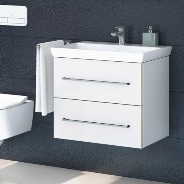 Lavoar suspendat Villeroy&amp;Boch Avento 65 cm alb - Img 4