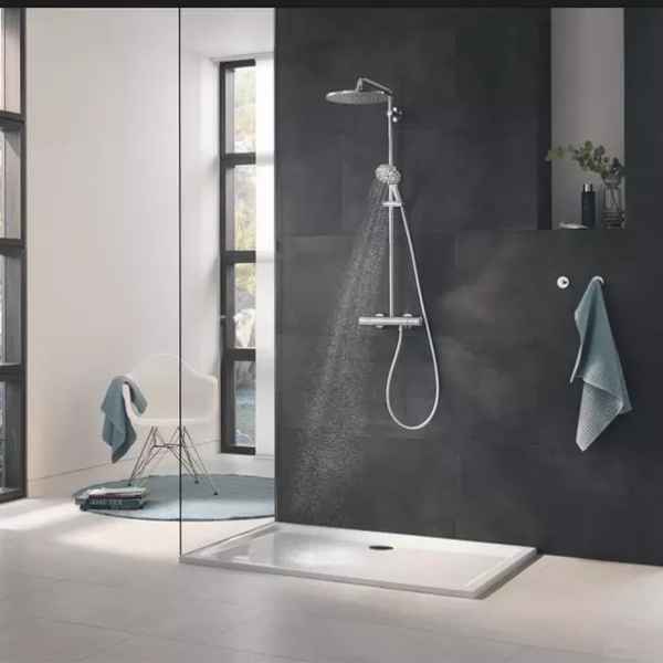 Para de dus Grohe Rainshower SmartActive 130 3 functii crom lucios - Img 9