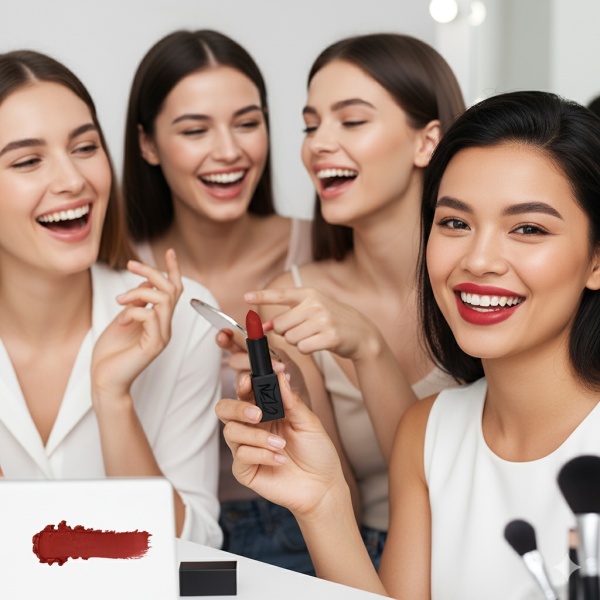 Ruj de buze cu pigment intens CTZN, Colectia Code Red, Vegan, Vitamina E, rezistent la apa, cu unt de shea, Rosso - Img 6