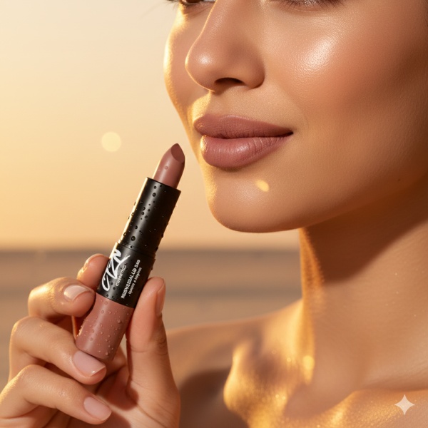 Ruj si creion de buze CTZN, Nudiversal Lip Duo, rezistent la apa, cu unt de mango salbatic, Dubrovnik - Img 4