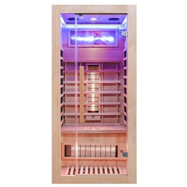 Sauna uscata cu infrarosu la temperatura joasa pentru 1-2 persoane Altai 90 x 90 cm - Img 5