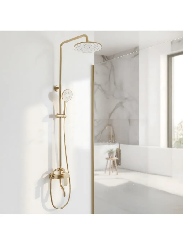 Set de dus aparent cu finisaj auriu REA DROP Brush Gold - Img 2