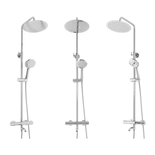 Set de dus cu termostat PRO LUNGO, Crom - Img 9