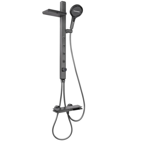 Set de dus REA Karl, Design Unic si Elegant, Culoare Titanium - Img 5