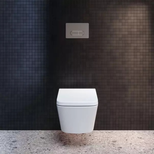 Set rezervor WC cu cadru Ideal Standard ProSys si clapeta Oleas M1 crom lucios - Img 8