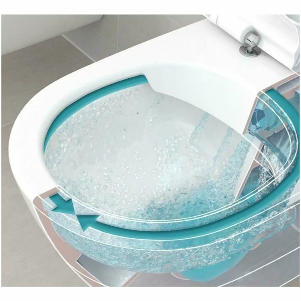 Set vas wc Villeroy&amp;Boch Omnia Architectura DirectFlush cu capac soft close, montaj suspendat - Img 4