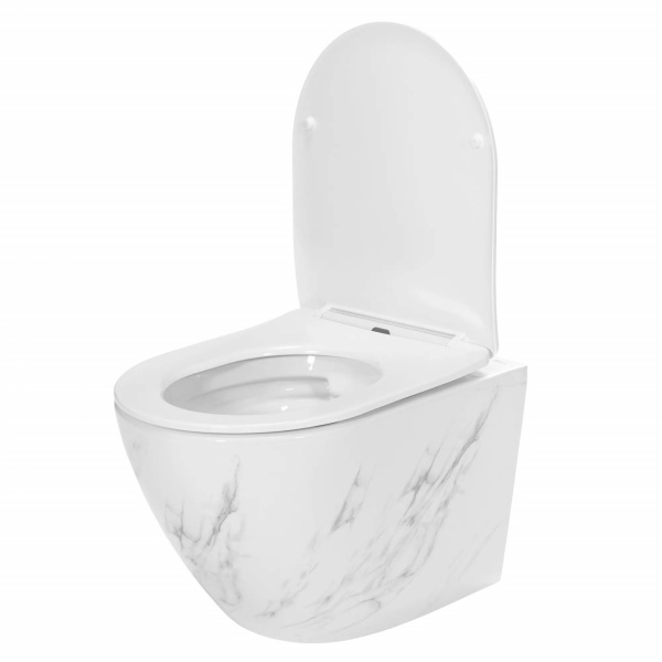 Vas WC suspendat Rea Carlos Nature Marble - Img 2